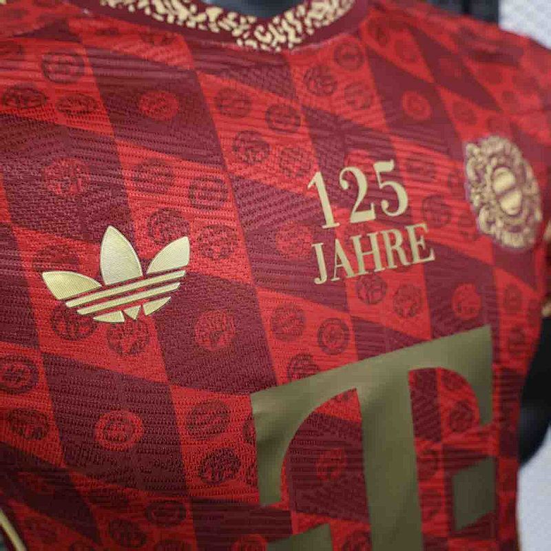 Maillot Bayern Munich 125 ans Rouge Player Version 25/26