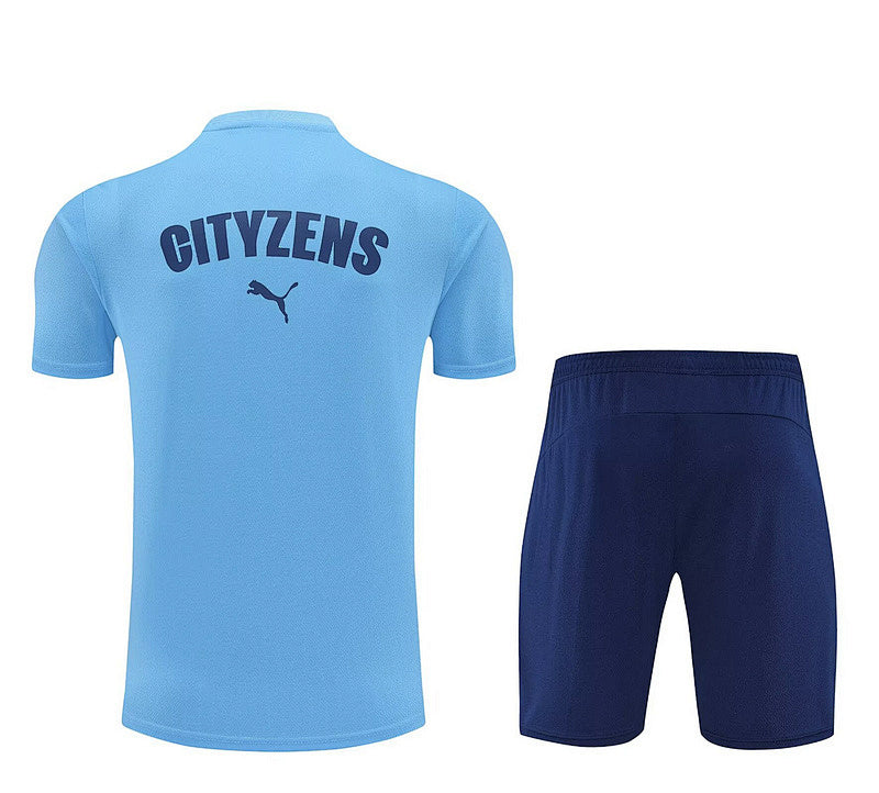 Ensemble Manchester City Bleu Prématch 25/26