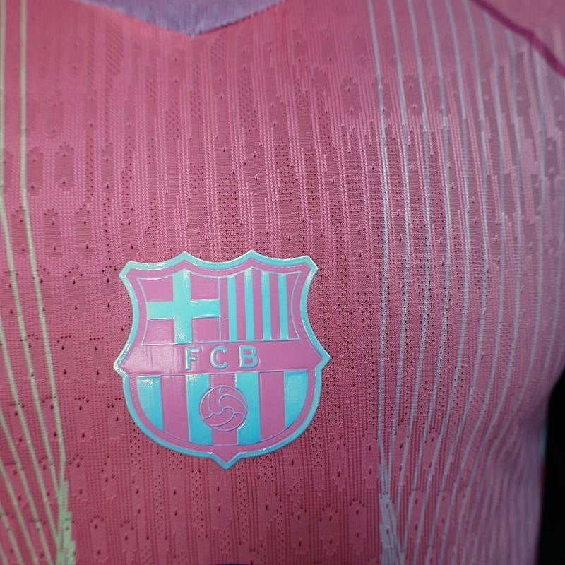 Camiseta FC Barcelona Rosa Edición Especial Versión Player 25/26