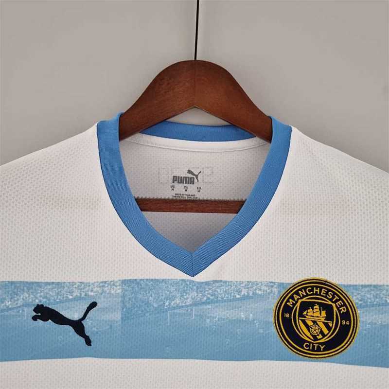 Maillot Manchester City Bleu Blanc 22/23