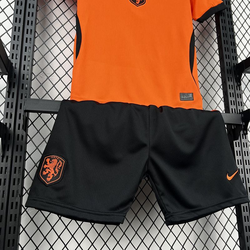 Maillot Pays-Bas Domicile Enfant Coupe du Monde 2026