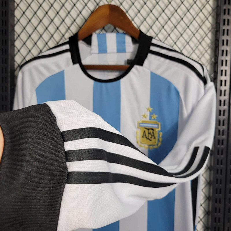 Maillot Sleeved Stars Argentine Domicile Manches Longues 25/26
