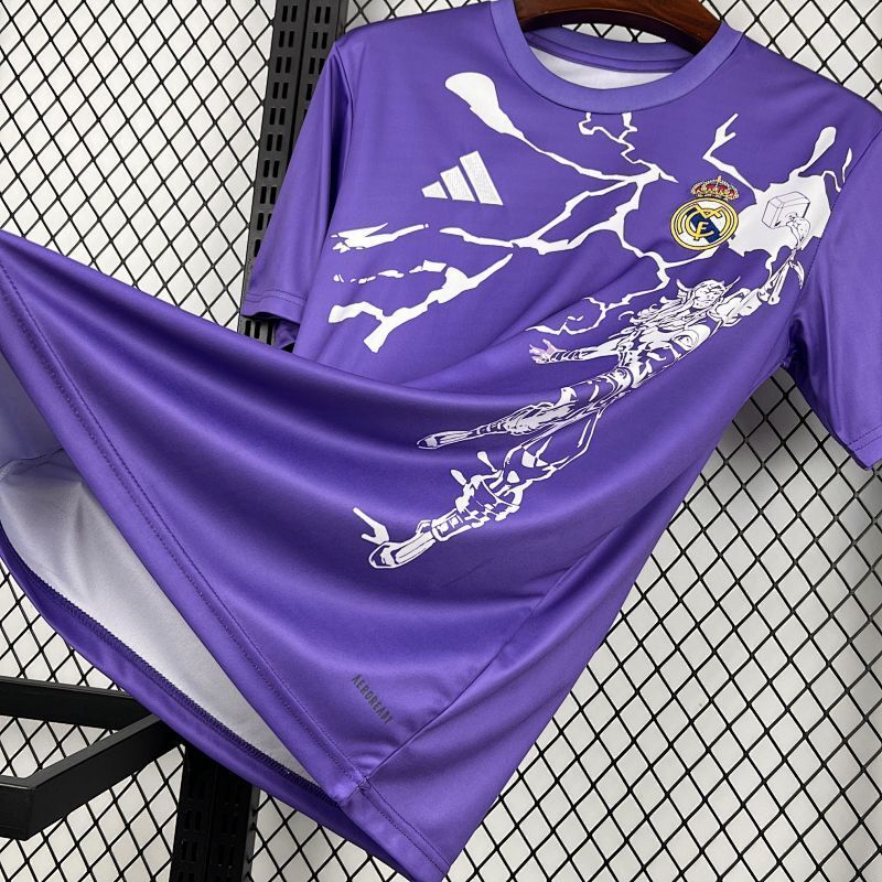 Maillot Real Madrid Violet Prématch 25/26