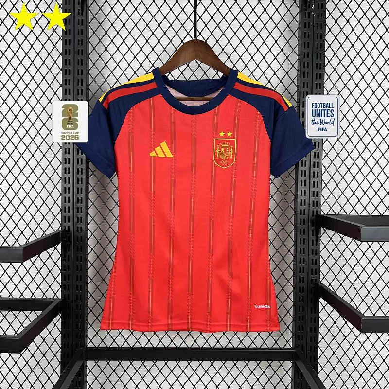 Maillot Femme Espagne Domicile 2 Étoiles 2026