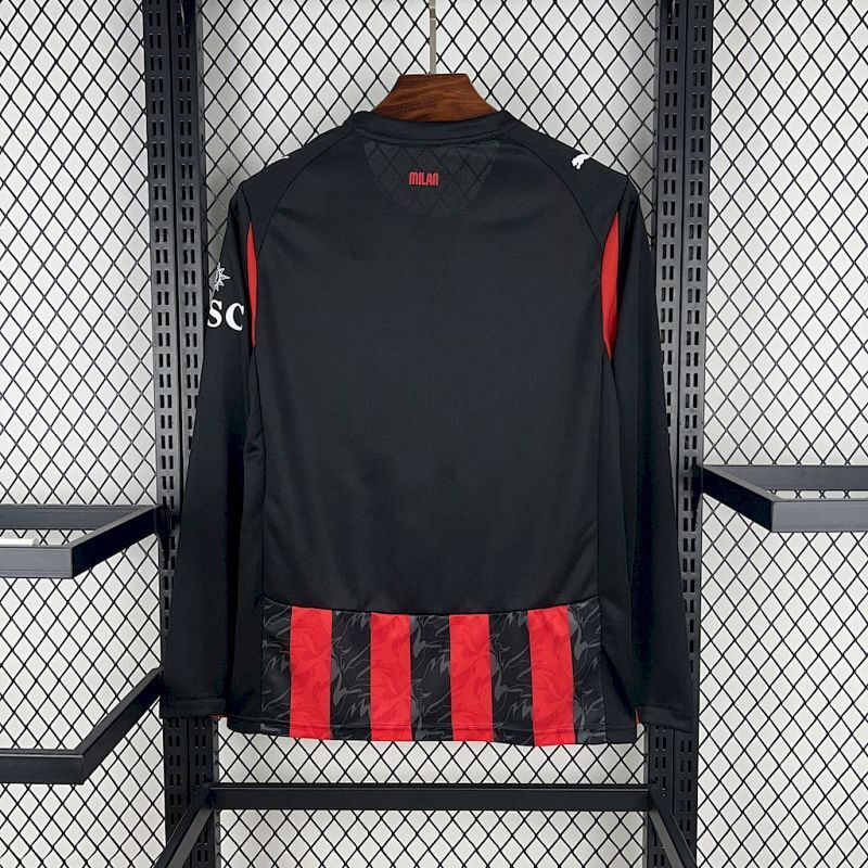 Maillot AC Milan Domicile Manches Longues 25/26