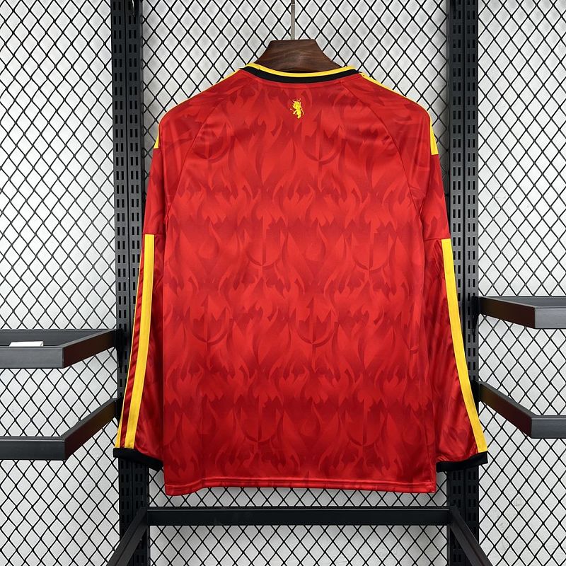 Maillot Belgique Domicile Manches Longues 2026