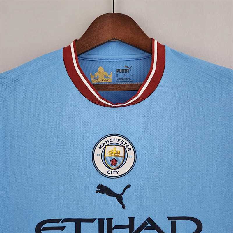 Maillot Manchester City Domicile Manches Longues 22/23
