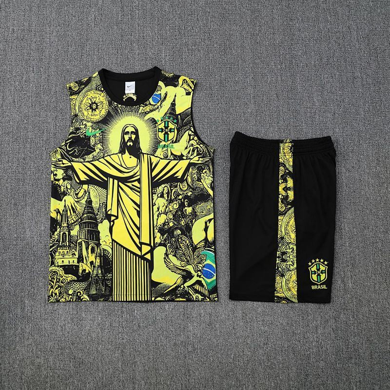 Débardeur Brazil Yellow Jesus 25/26