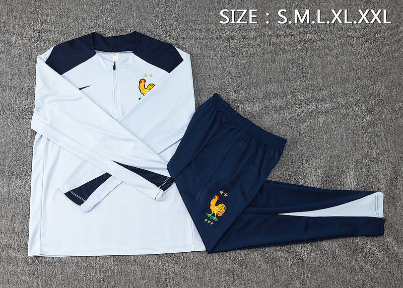 France Long Sleeve Tracksuit 2024 (3)