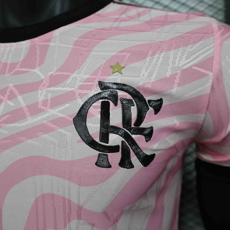 Camiseta Flamengo Rosa Versión Player 23/24