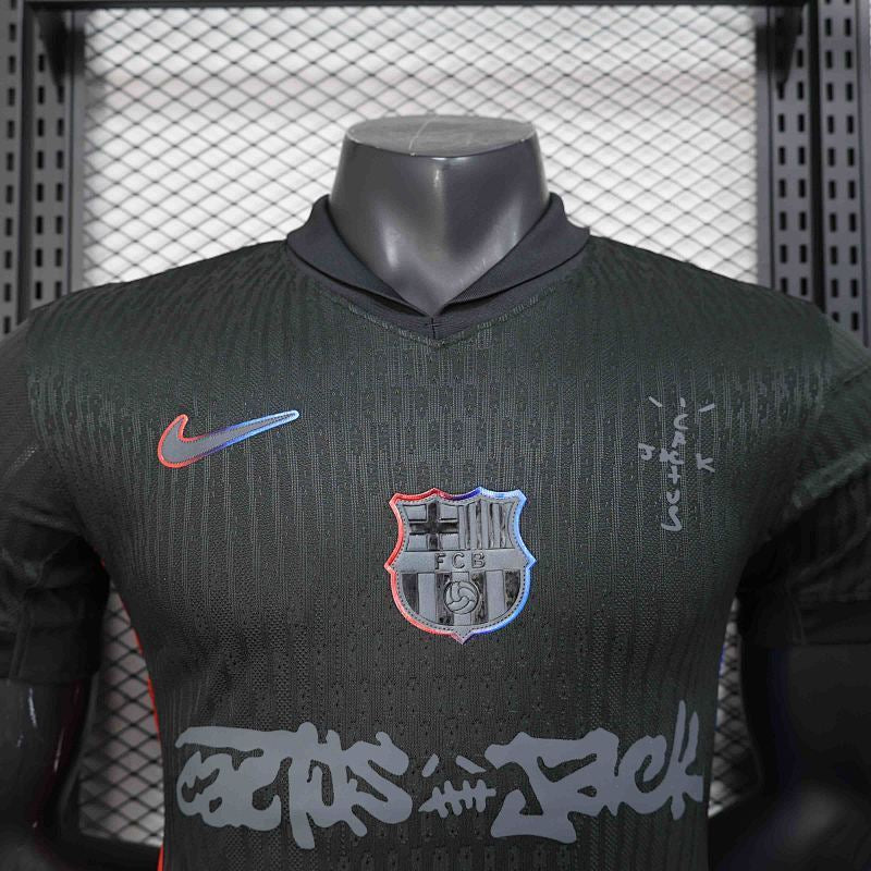 Maillot FC Barcelone Travis Scott Extérieur Player Version 24/25