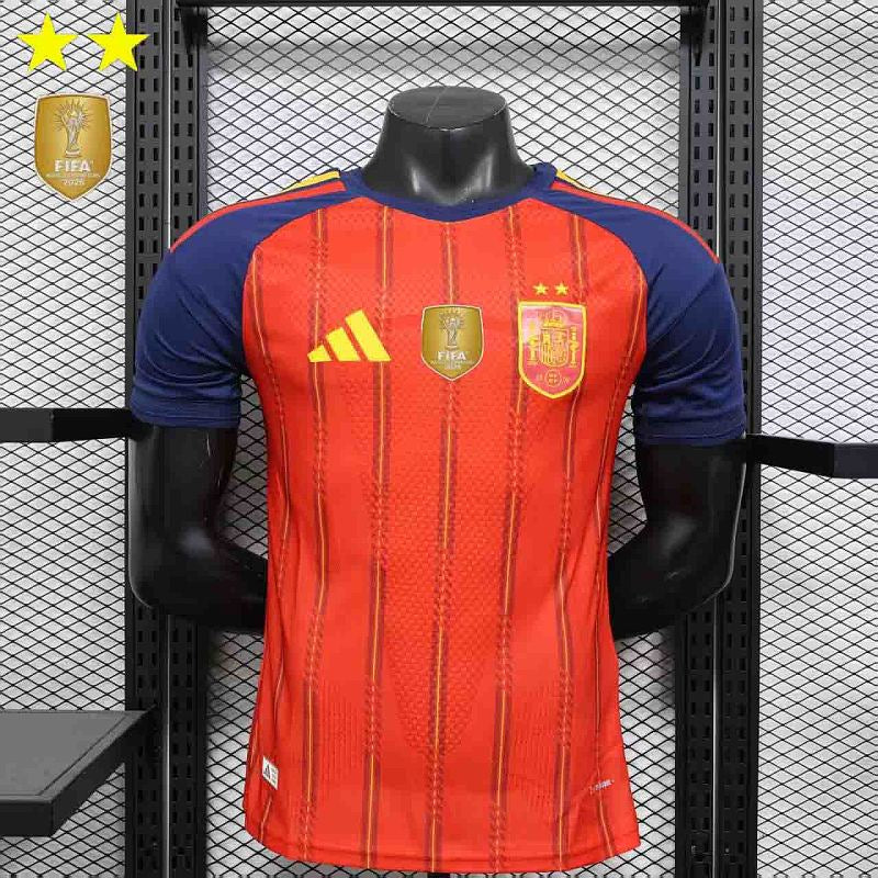 Maillot Espagne Domicile 2 Étoiles Player Version 2026