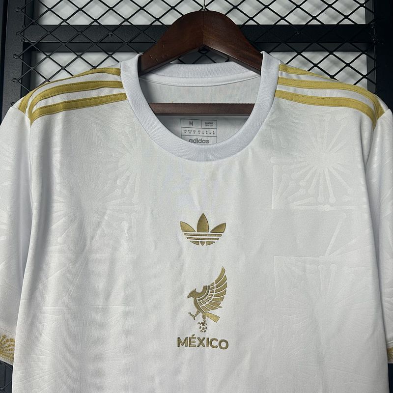 Camiseta México Gold Uniform Blanco Or Edición Especial 2025