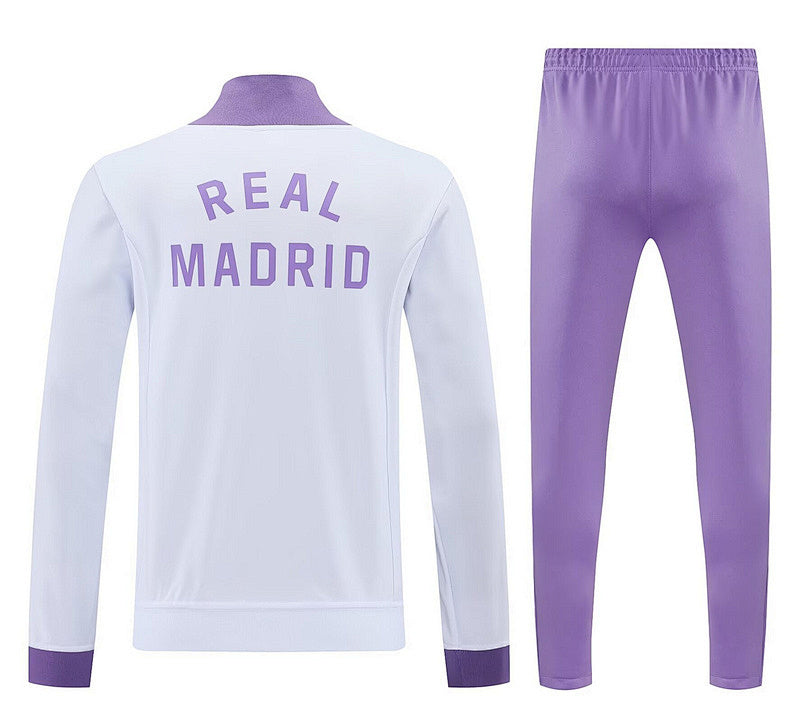 Survêtement Real Madrid Blanc&Violet 25/26