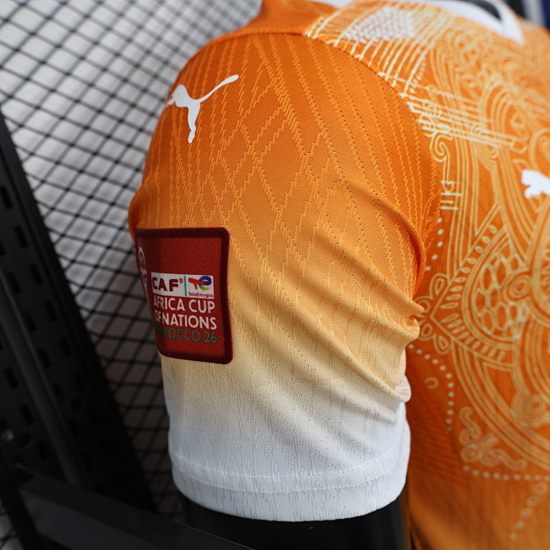Maillot Côte d’Ivoire Orange Prématch 25/26