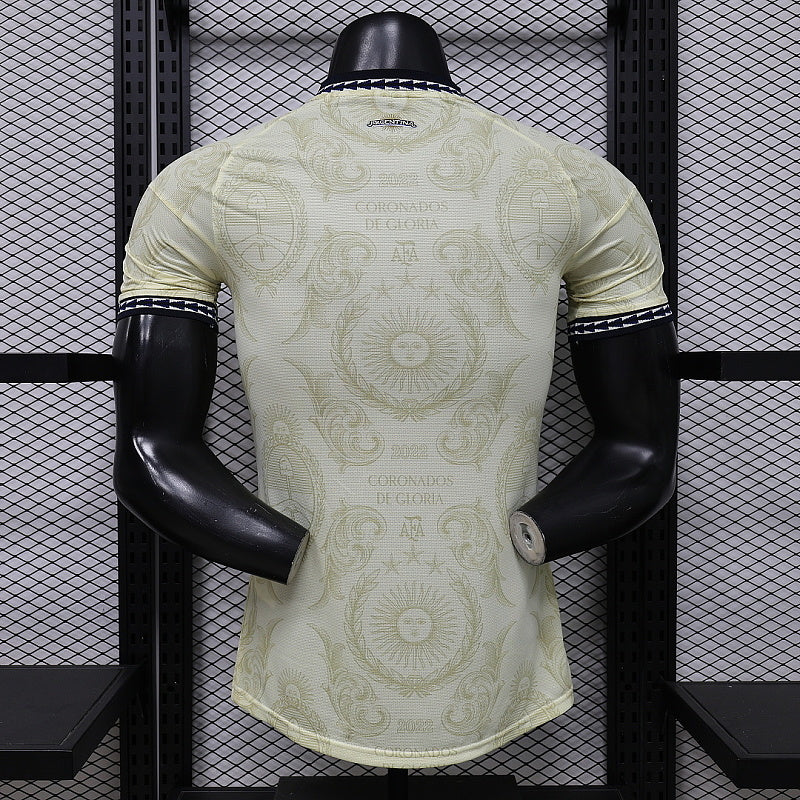 Maillot Argentina Beige T Édition spéciale Player Version 25/26