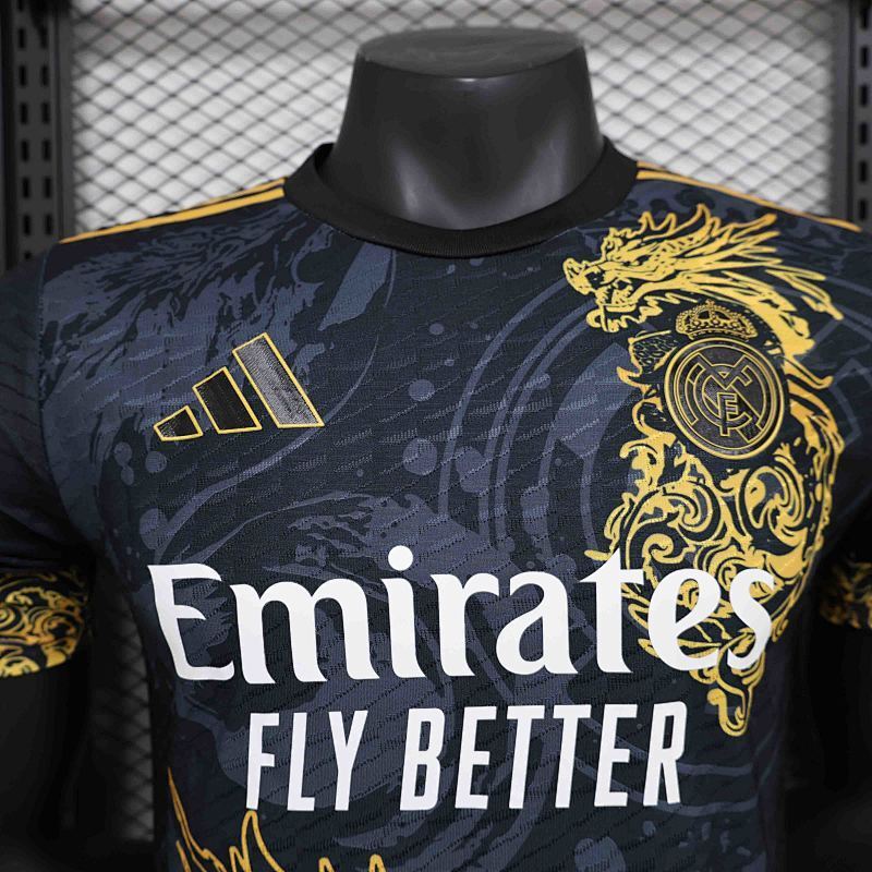Maillot Real Madrid Noir Player Version 24/25