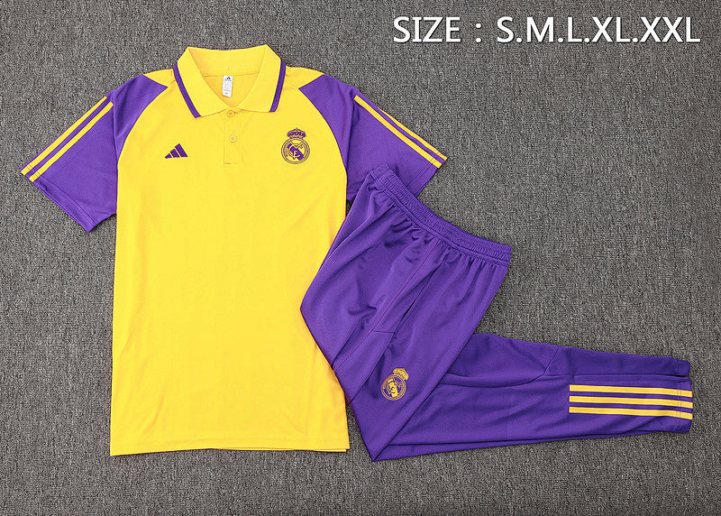 Real Madrid Yellow Tracksuit 23/24