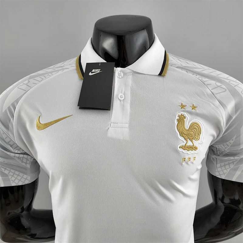 Polo France Blanc 2022