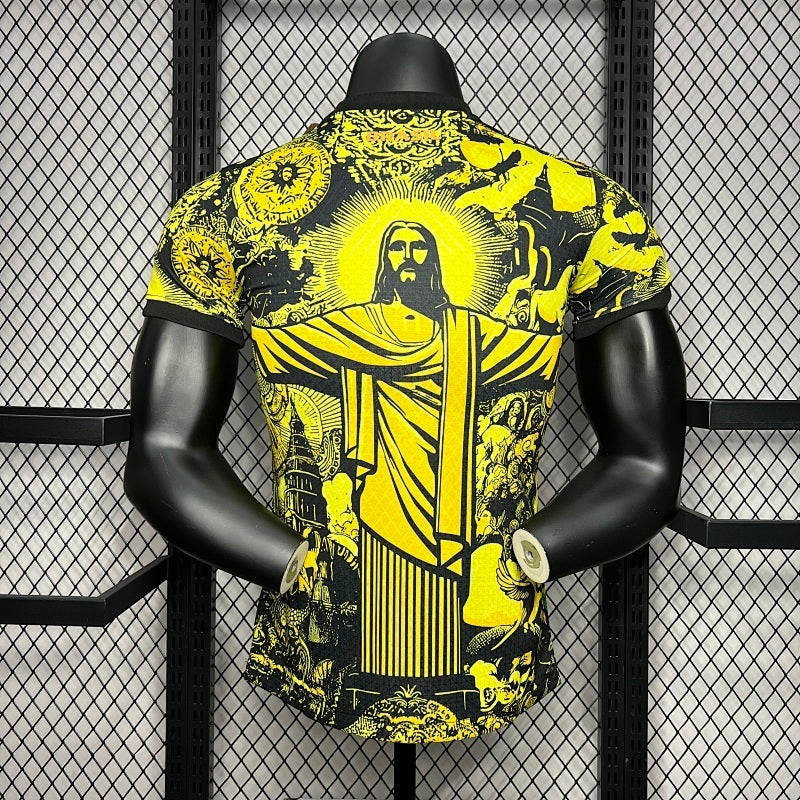 Maillot Brazil Jesus Redeemer Player Version 24/25
