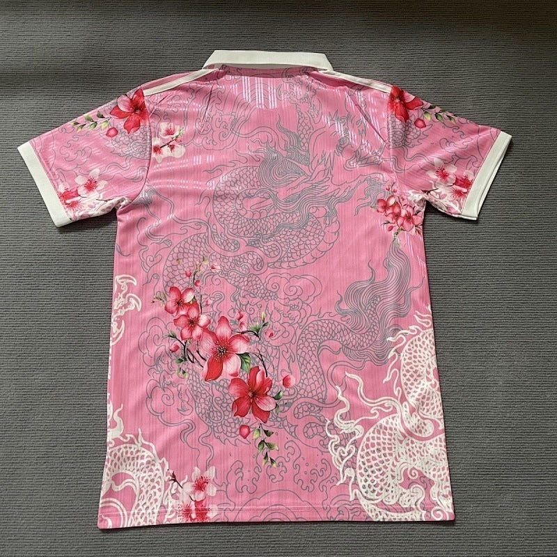 Camiseta Real Madrid Rosa Dragon Flower Rosa Edición Especial 25/26