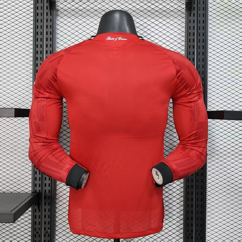 Maillot Manchester United Domicile Manches Longues 25/26