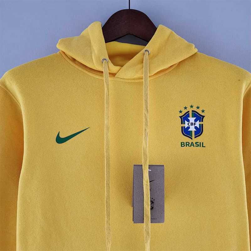 Survêtement Brazil Hoodie Yellow 25/26