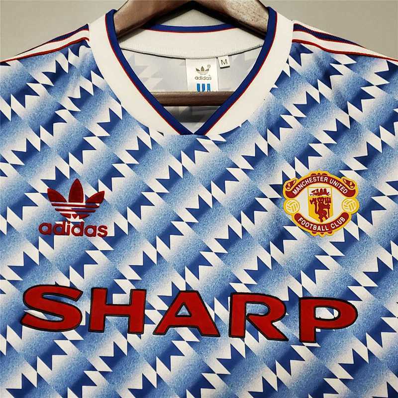 Camiseta Manchester United Visitante Retro 1990/92