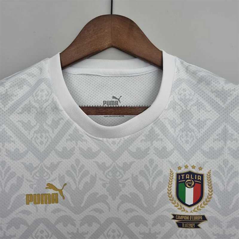 Camiseta Italia Euro Championship Blanco Edición Especial 2022