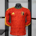 Maillot Belgique Domicile Manches Longues Coupe du Monde 2026