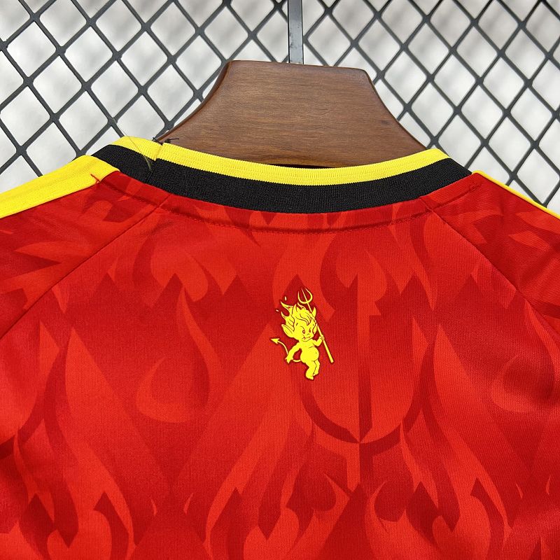 Maillot Belgique Domicile Enfant Coupe du Monde 2026