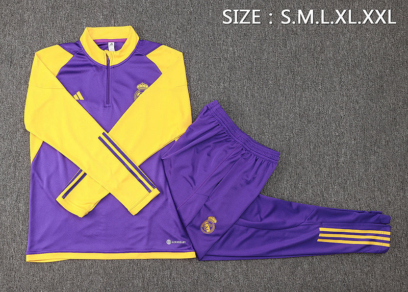 Survêtement Real Madrid Violet&Jaune 23/24