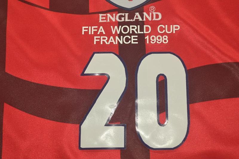 Maillot England Extérieur Rétro 1998