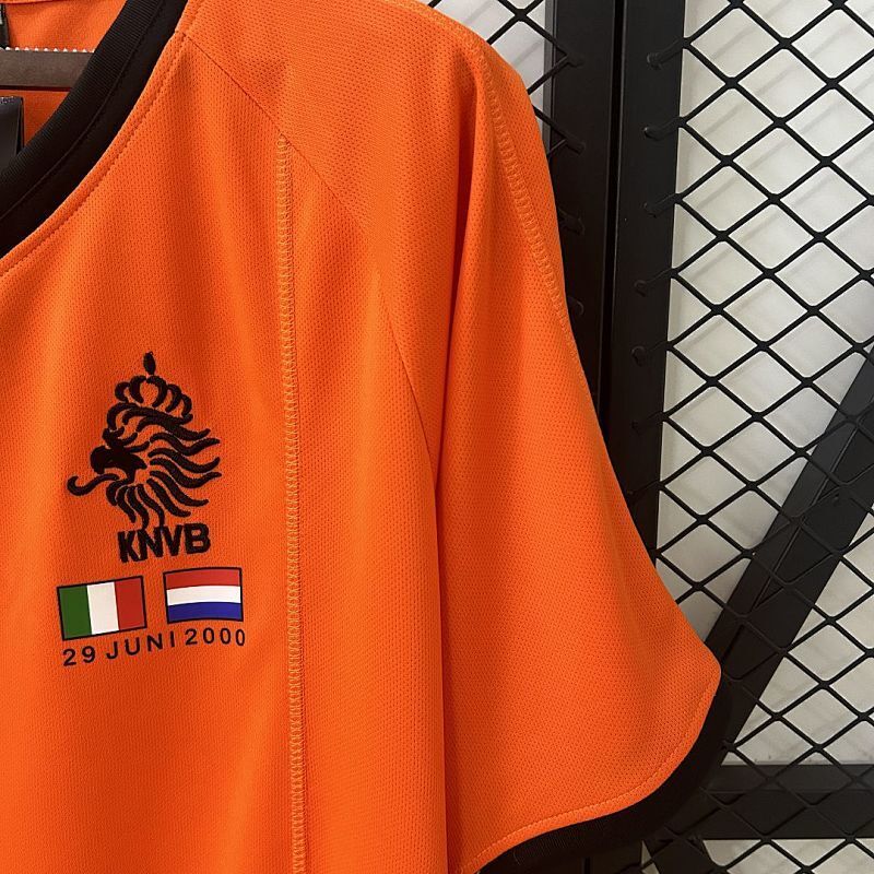Maillot Netherlands Vintage Dropship Domicile Rétro 2000