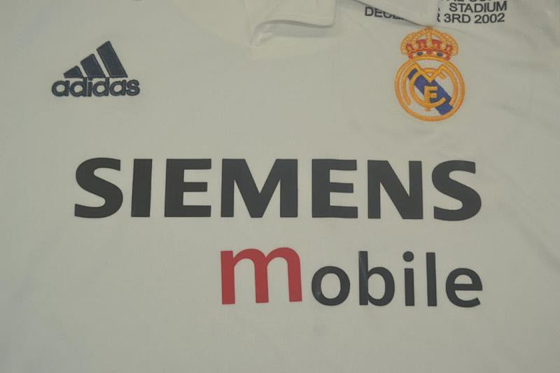 Maillot Real Madrid Domicile Rétro 2001/02