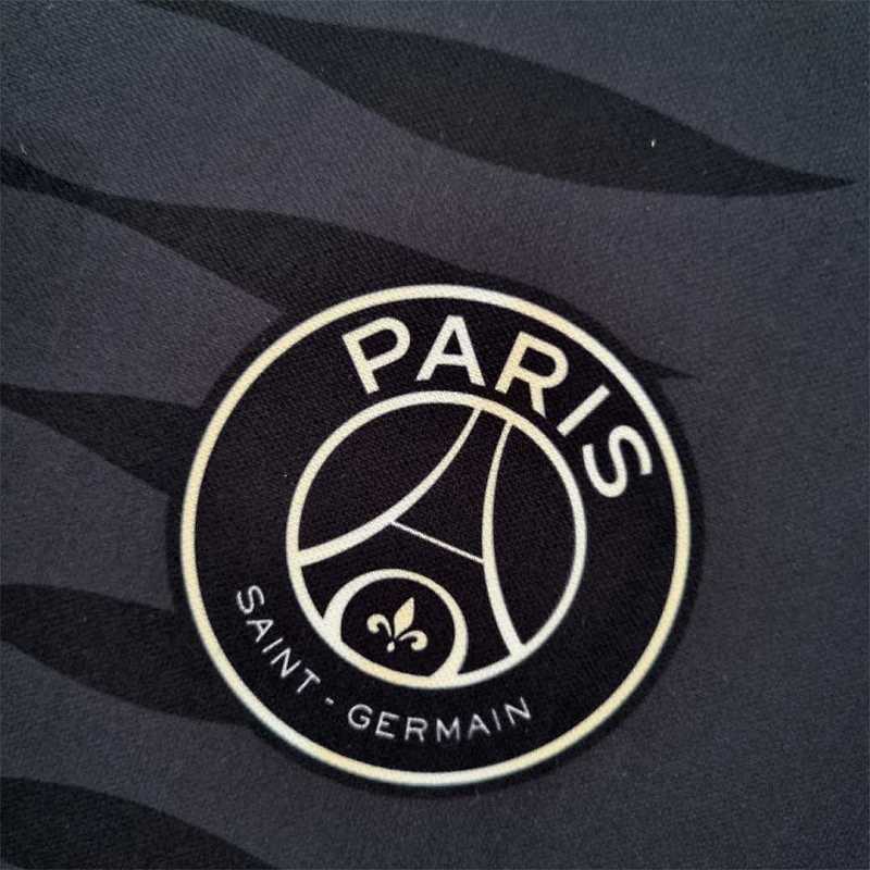 Camiseta PSG Negro Gris Pre-Partido 22/23