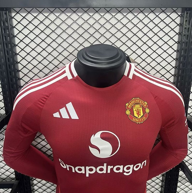 Maillot Manchester United Domicile Manches Longues 24/25