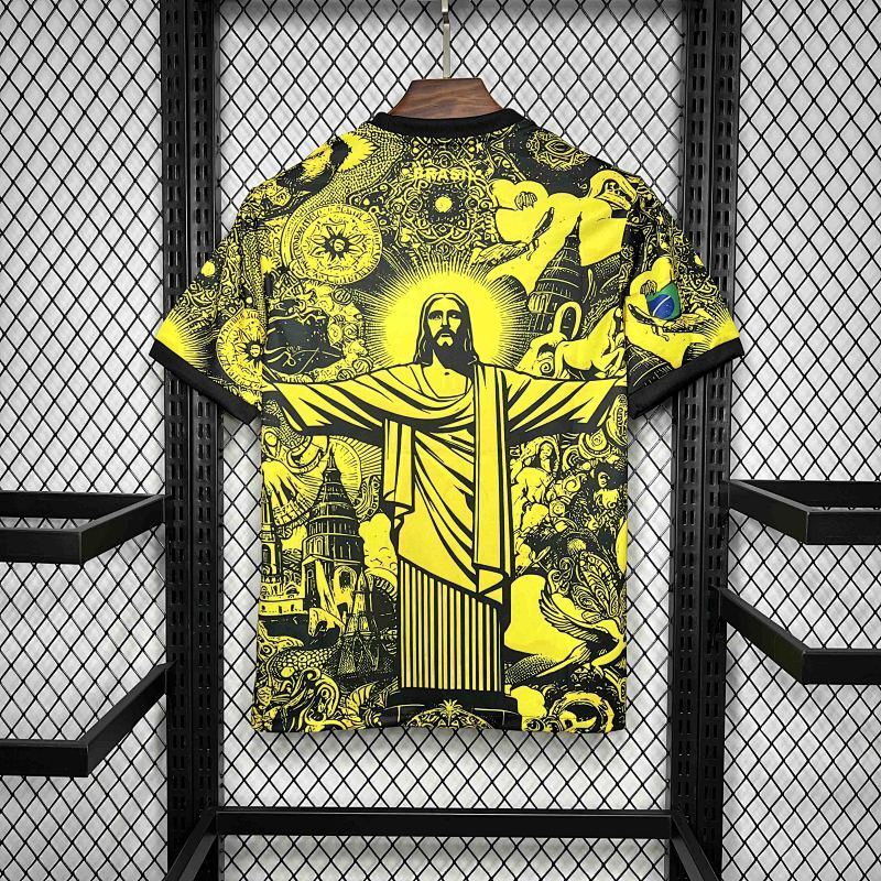 Maillot Brazil Jesus Redeemer Édition spéciale 24/25