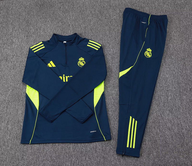 Survêtement Real Madrid Marine&Vert 25/26