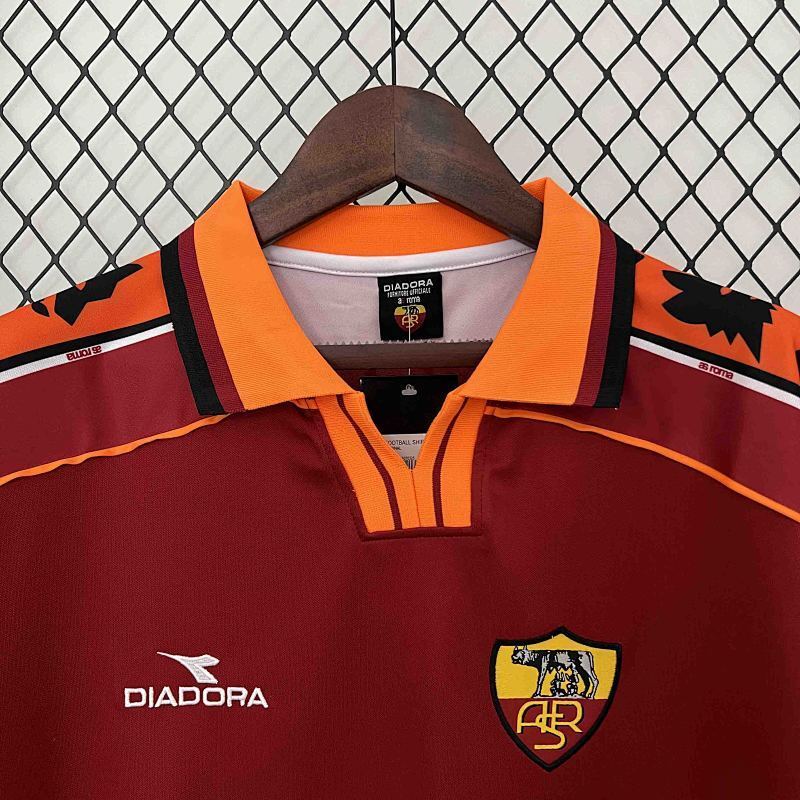 Maillot AS Roma Domicile Rétro 98/99