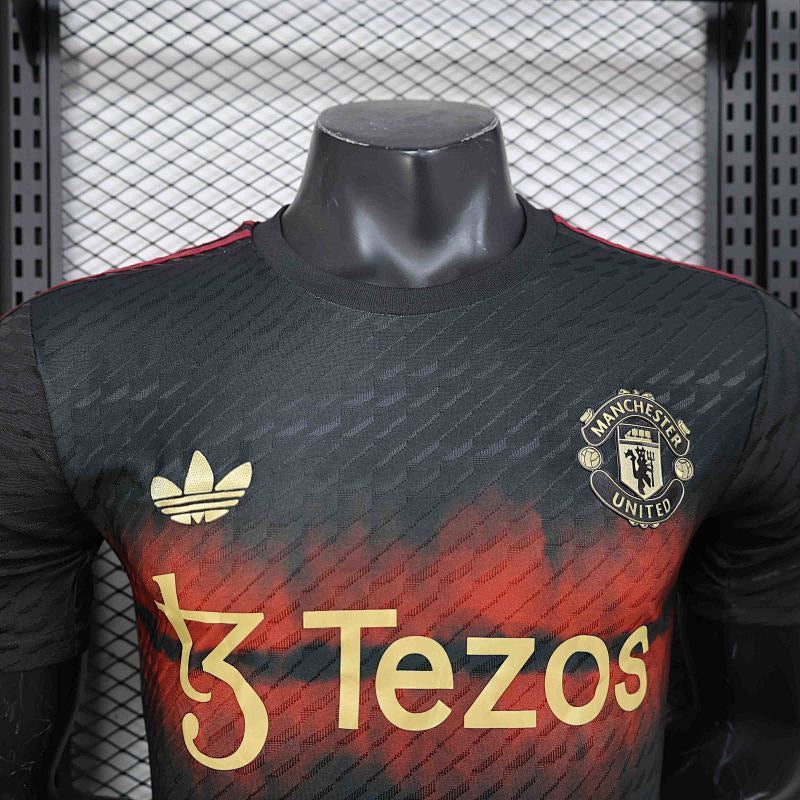 Maillot Manchester United Noir Player Version 24/25