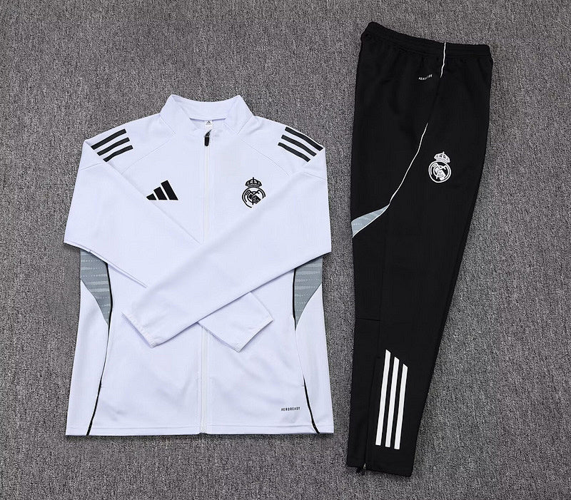 Survêtement Real Madrid Blanc&Noir 25/26