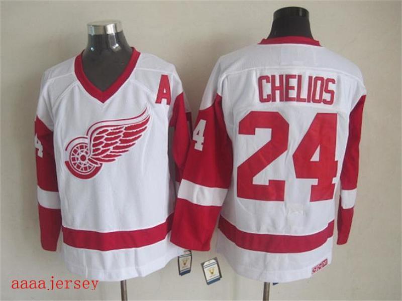 Maillot Wings ice hockey Rétro Vintage