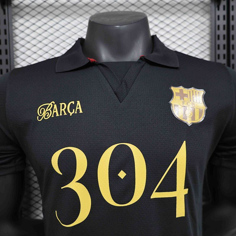 Camiseta FC Barcelona Negro Edición Especial Versión Player 24/25