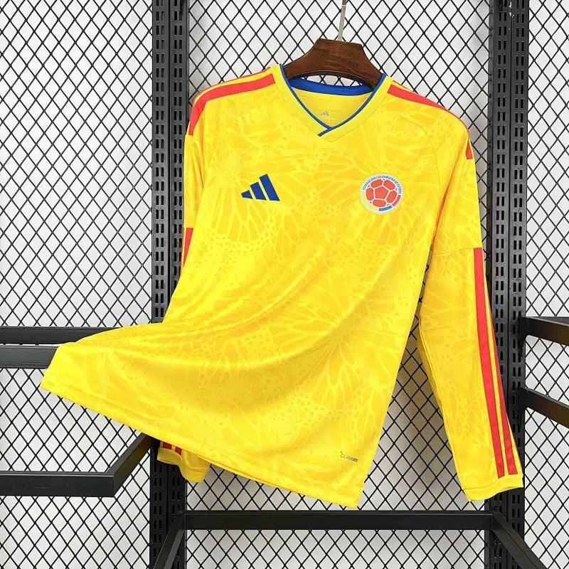 Maillot Colombie Domicile Manches Longues Coupe du Monde 2026