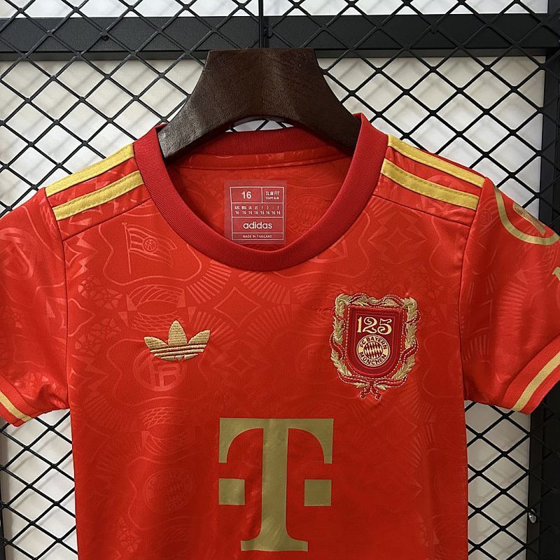 Maillot Bayern Munich 125 ans Rouge Enfant 25/26