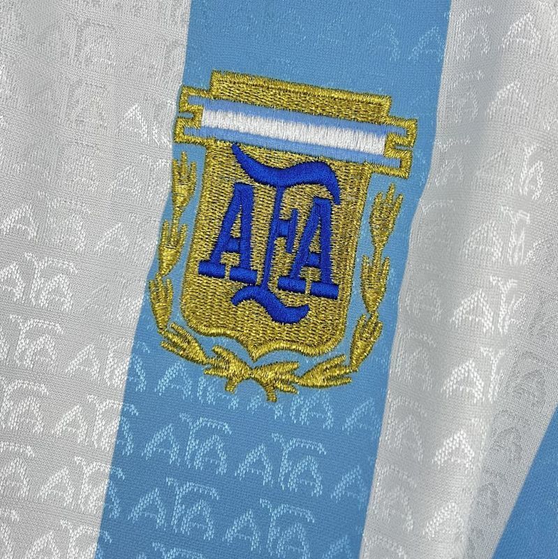 Maillot Argentina Vintage Domicile Rétro 1996