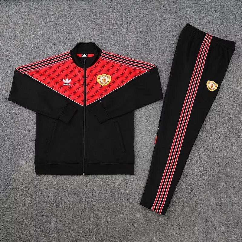 Survêtement Manchester United Rouge&Noir 25/26
