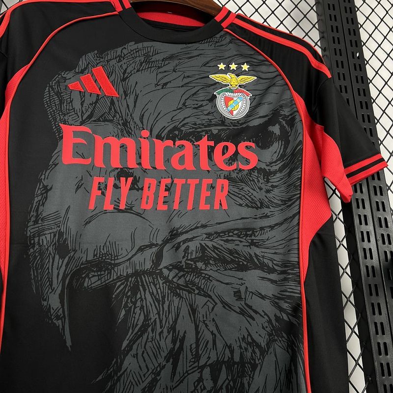 Camiseta Benfica Negro 25/26