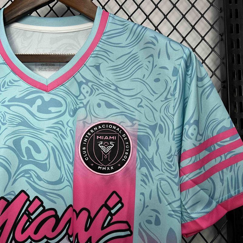 Maillot Inter Miami Bleu Rose 24/25